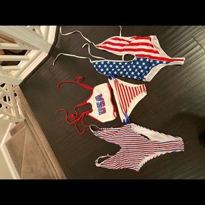 USA flag bikini
